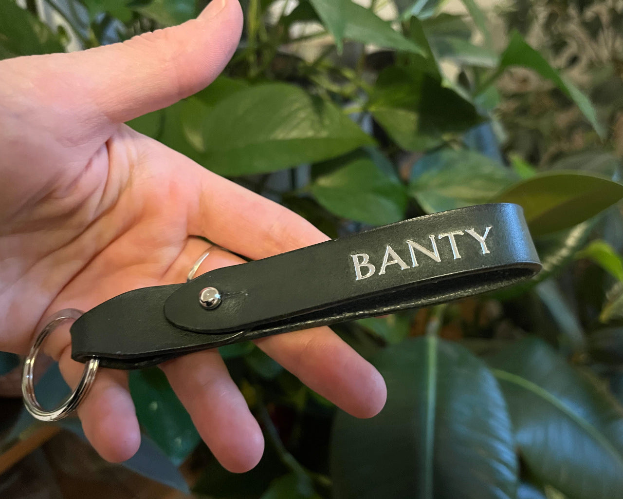 Personalised Belt Keyring