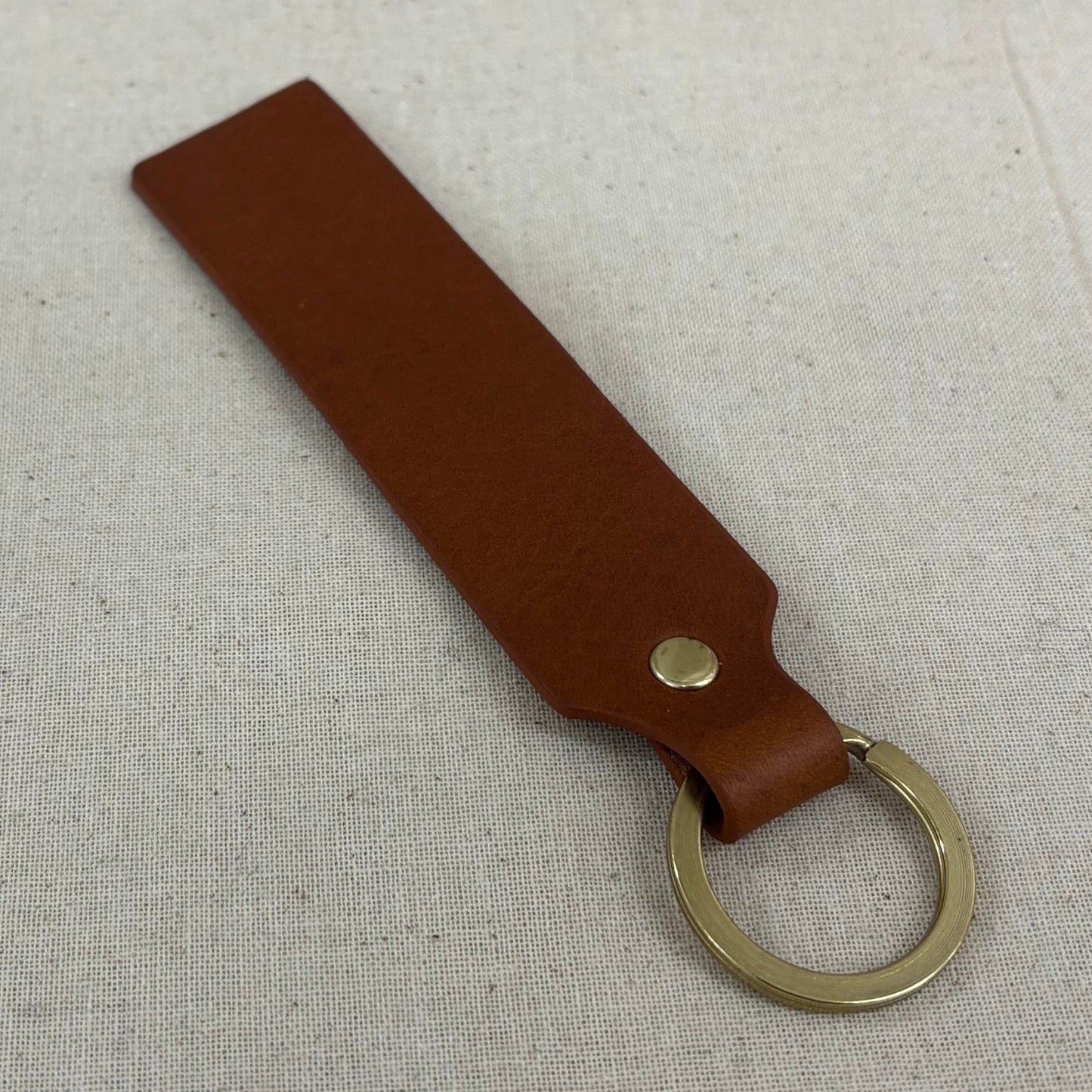 Keyring in soft leather
