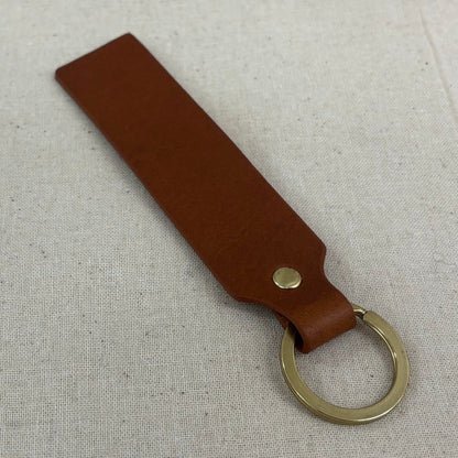 Keyring in soft leather
