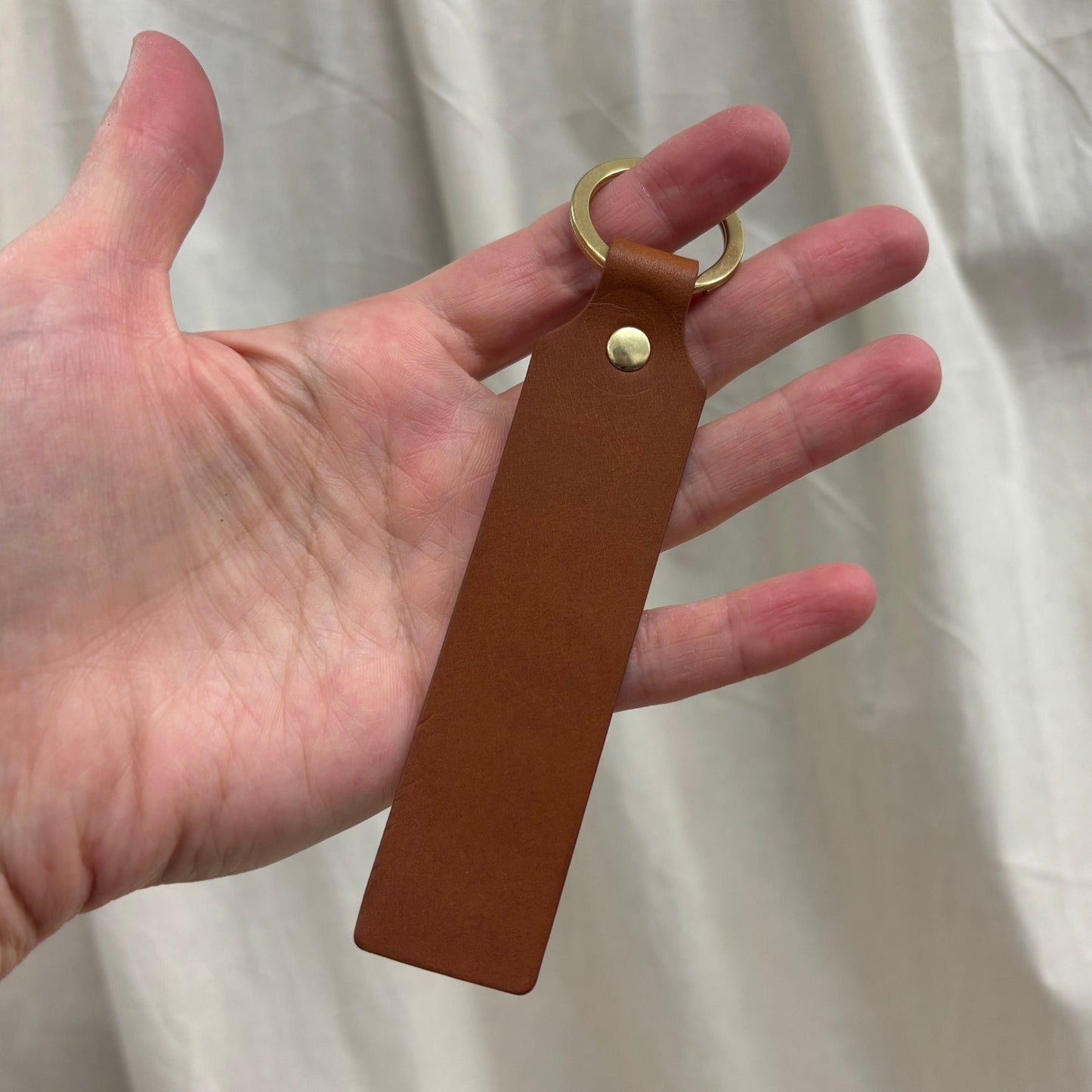 Keyring in soft leather