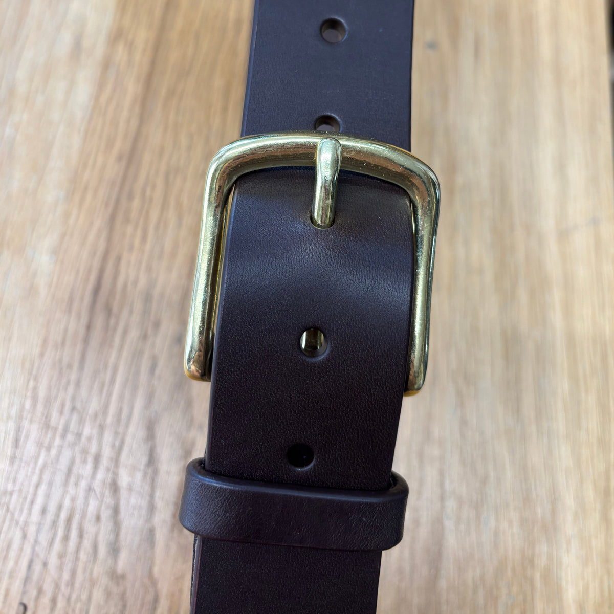 30mm Brown Leather Belt