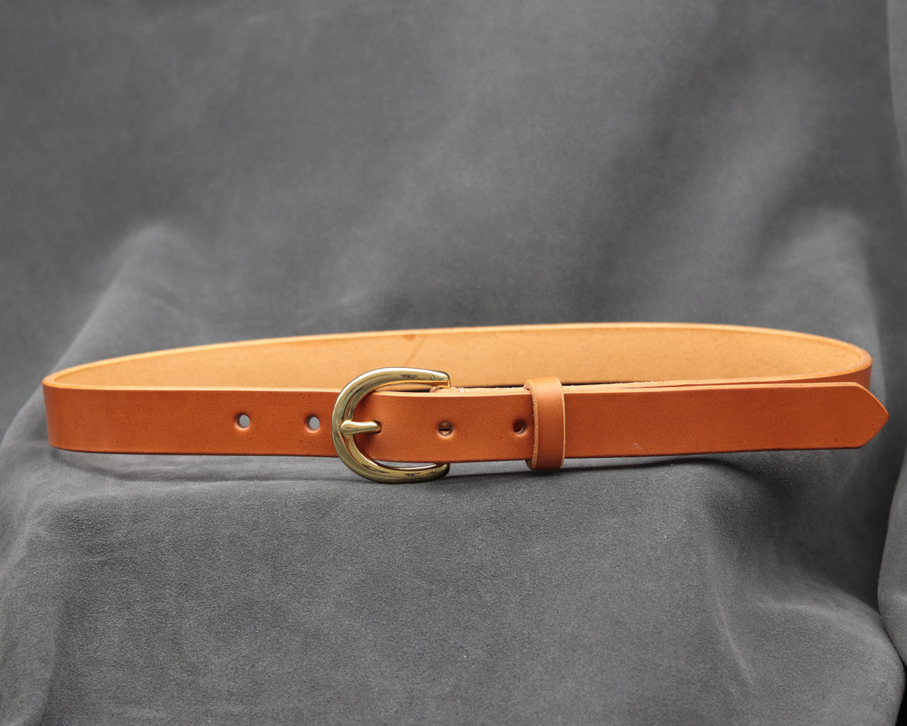 22mm Tan Leather Belt