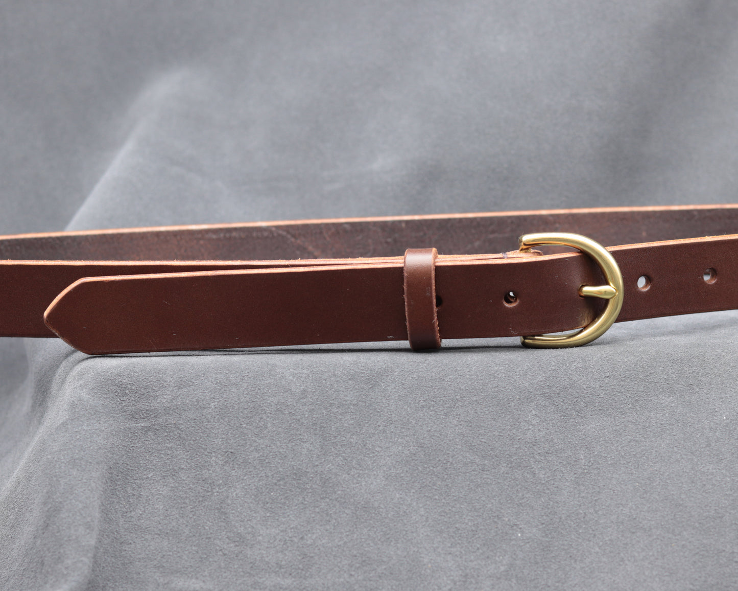 25mm Brown Leather Belt