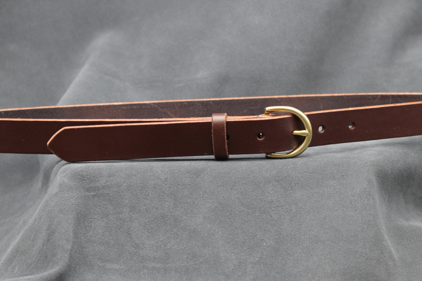 25mm Brown Leather Belt