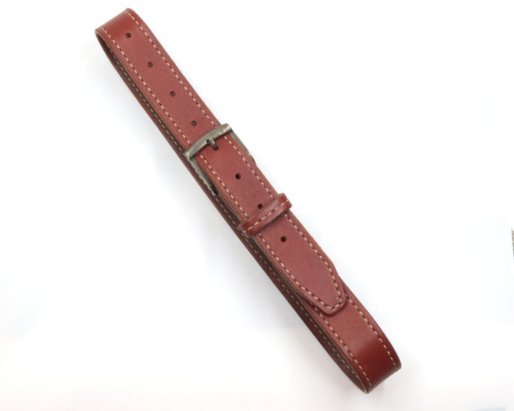 Genuine Leather Unisex Stitched Belt