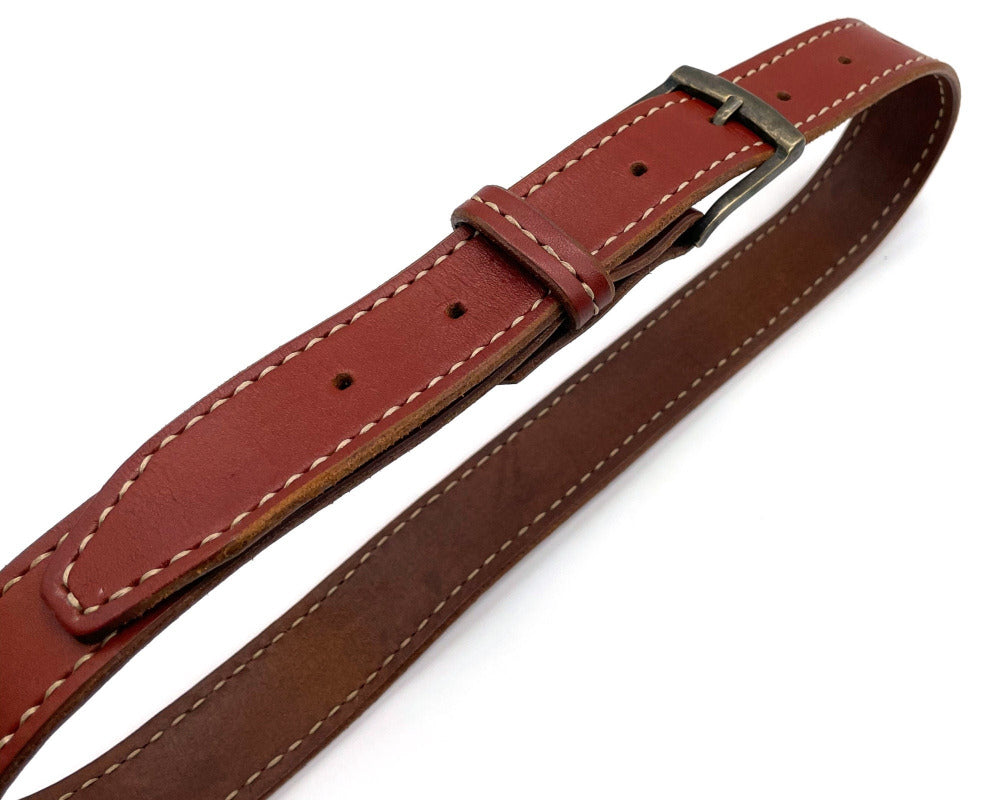 Genuine Leather Unisex Stitched Belt