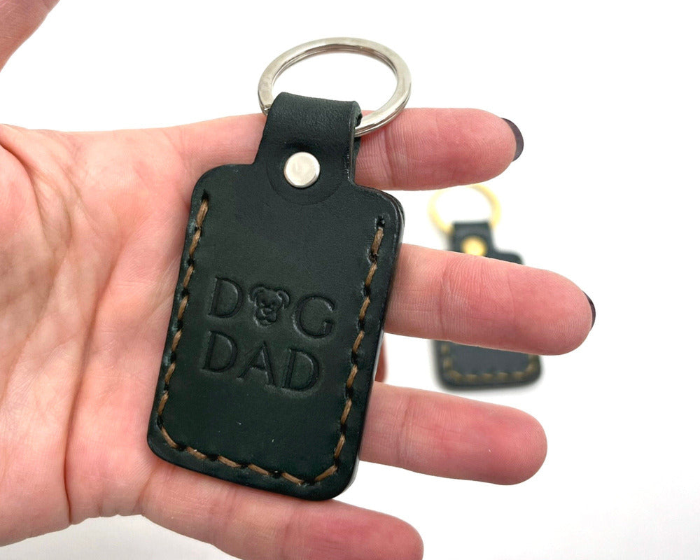 Dog Mum Dog Dad keyring