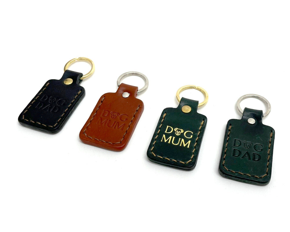 Dog Mum Dog Dad keyring