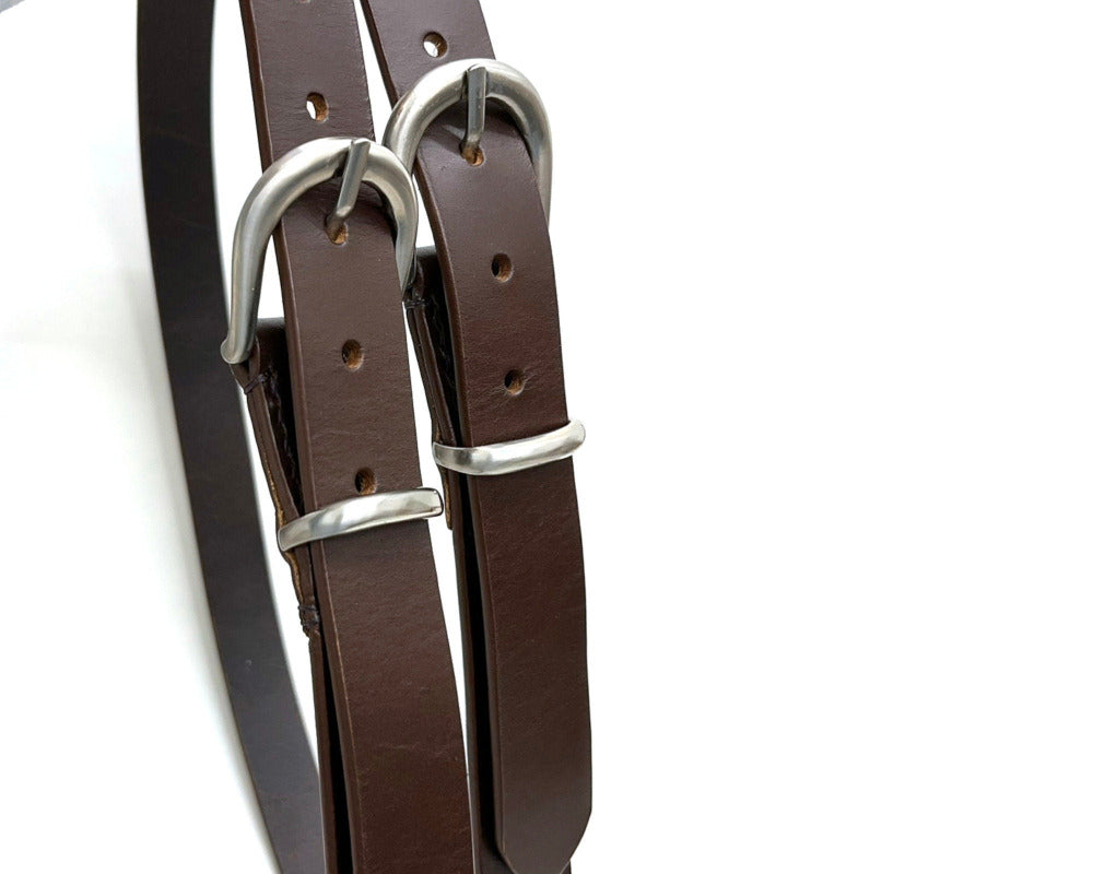 Brown Vegetable Tanned Leather Belt